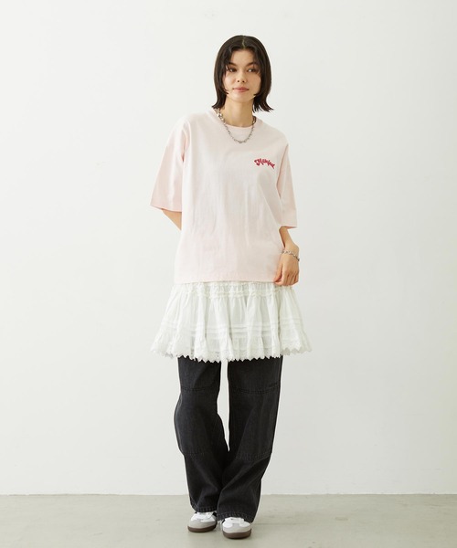 MILKFED.（ミルクフェド）の「LACE MINI SKIRT（スカート・レディース・ブラック/ホワイト・ONE SIZE）」の12枚目の写真