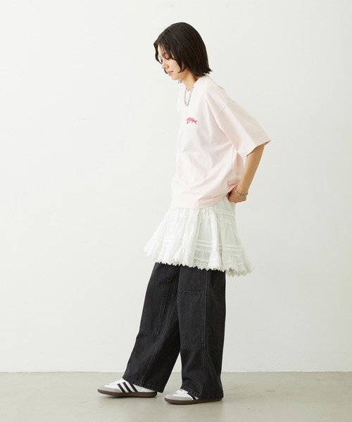 MILKFED.（ミルクフェド）の「LACE MINI SKIRT（スカート・レディース・ブラック/ホワイト・ONE SIZE）」の13枚目の写真