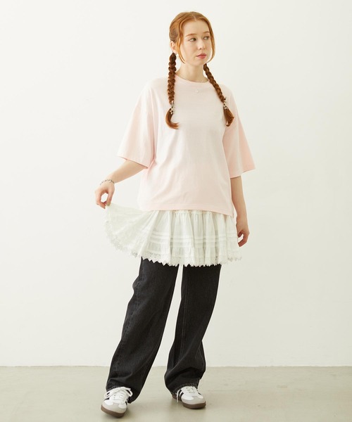 MILKFED.（ミルクフェド）の「LACE MINI SKIRT（スカート・レディース・ブラック/ホワイト・ONE SIZE）」の15枚目の写真