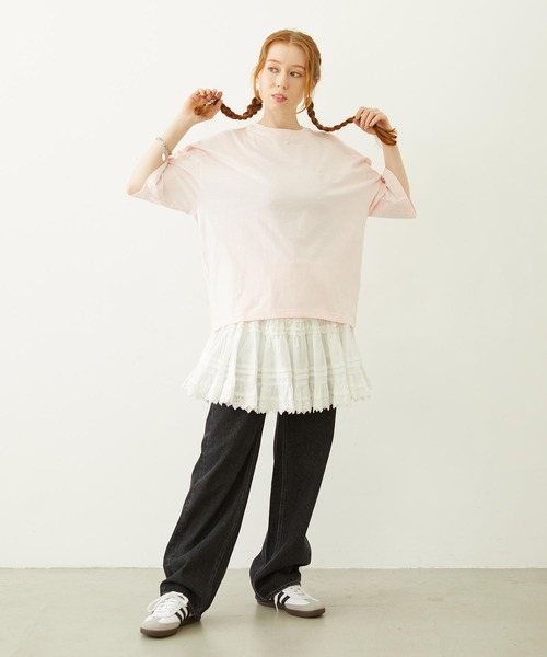 MILKFED.（ミルクフェド）の「LACE MINI SKIRT（スカート・レディース・ブラック/ホワイト・ONE SIZE）」の16枚目の写真