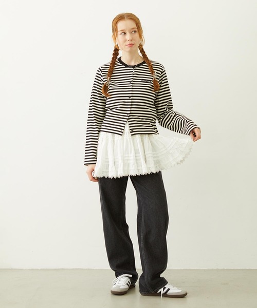 MILKFED.（ミルクフェド）の「LACE MINI SKIRT（スカート・レディース・ブラック/ホワイト・ONE SIZE）」の18枚目の写真