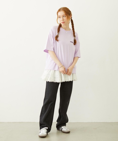 MILKFED.（ミルクフェド）の「LACE MINI SKIRT（スカート・レディース・ブラック/ホワイト・ONE SIZE）」の21枚目の写真