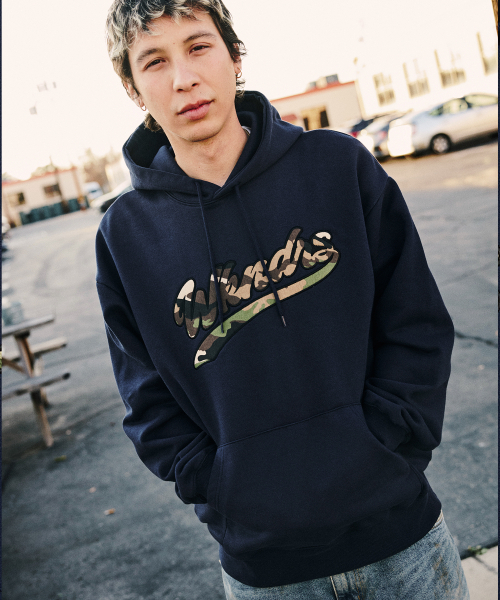 WKNDRS(ウィーキャンドース)の「CAMO APPLIQUE HOODIE (NAVY)(パーカー・レディース・その他・X-LARGE/MEDIUM/LARGE)」の7枚目の写真