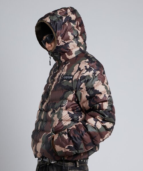 セール】【Sourcream/サワークリーム】中綿ハーフジップフードプル