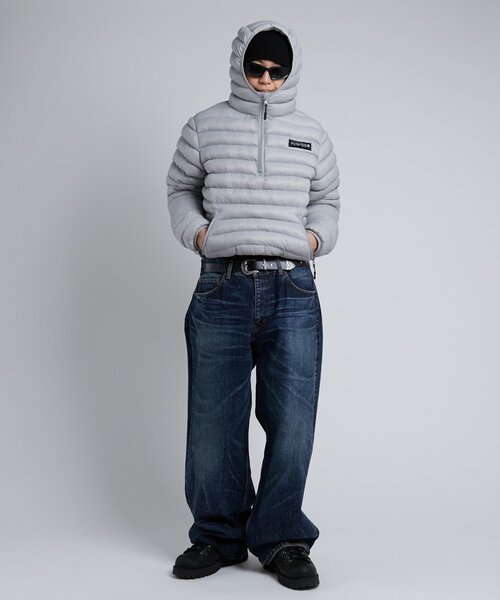 Sourcream（サワークリーム）の「【Sourcream】Puffer anorak jacket（ブルゾン・レディース・ブラック/カーキ/ホワイト/ライトグレー・FREE）」の12枚目の写真