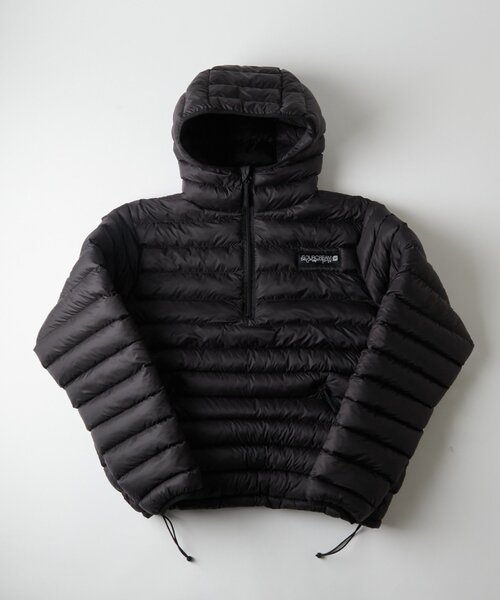 Sourcream（サワークリーム）の「【Sourcream】Puffer anorak jacket（ブルゾン・レディース・ブラック/カーキ/ホワイト/ライトグレー・FREE）」の16枚目の写真