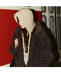 BITTER CELLS（ビターセルズ）の「ミュー ハンドメイド バラクラバ-ベージュ（ニットキャップ/ビーニー）」