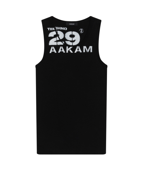 AAKAM(アーカム)の「29 Printed Sleeveless (Black)(Tシャツ/カットソー・レディース・その他・1/2)」の1枚目の写真
