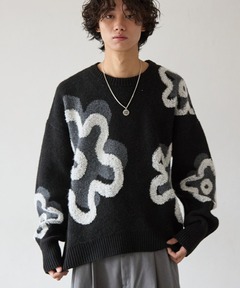 MacMahon Knitting Mills 】 +【Niche.】 Crew Neck Knit-Line YinYan