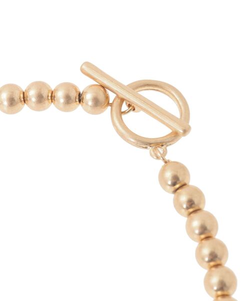 AMERICAN HOLIC（アメリカンホリック）の「メタルボールマンテルネックレス（ネックレス・レディース・ゴールド・FREE）」の7枚目の写真