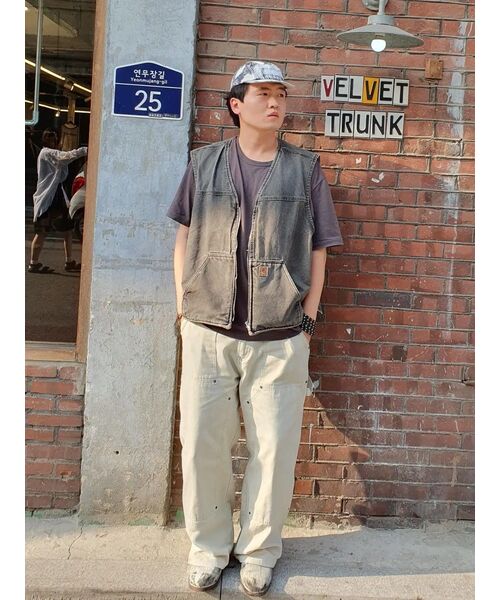 MUSINSA STANDARD（ムシンサスタンダード）の「リラックスフィットクルーネックTシャツ[ガンメタル]（Tシャツ/カットソー・メンズ・その他・SMALL/MEDIUM/LARGE/X-LARGE/XX-LARGE/XXX-LARGE）」の9枚目の写真
