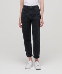 MUSINSA STANDARD WOMAN（ムシンサスタンダードウーマン）の「WOMENS MOM FIT DENIM PANTS_WASHED BLACK（デニムパンツ）」