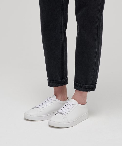 MUSINSA STANDARD WOMAN（ムシンサスタンダードウーマン）の「レディースママフィットデニムパンツ[ウォッシュドブラック]（デニムパンツ・レディース・その他・24/25/26/27/28）」の8枚目の写真
