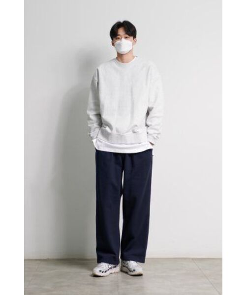 MUSINSA STANDARD（ムシンサスタンダード）の「ワンタックワイドラウンジスウェットパンツ[ネイビー]（スウェットパンツ・メンズ・その他・SMALL/MEDIUM/LARGE/X-LARGE/XX-LARGE）」の11枚目の写真