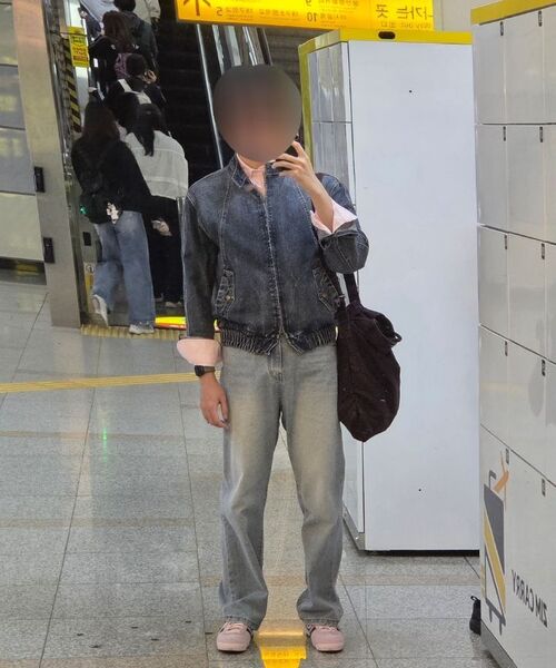 TOFFEE(トフィー)の「ヴィンテージスナップデニムブルゾンジャケット (WASHED INDIGO)(デニムジャケット・メンズ・その他・MEDIUM/LARGE/X-LARGE)」の11枚目の写真