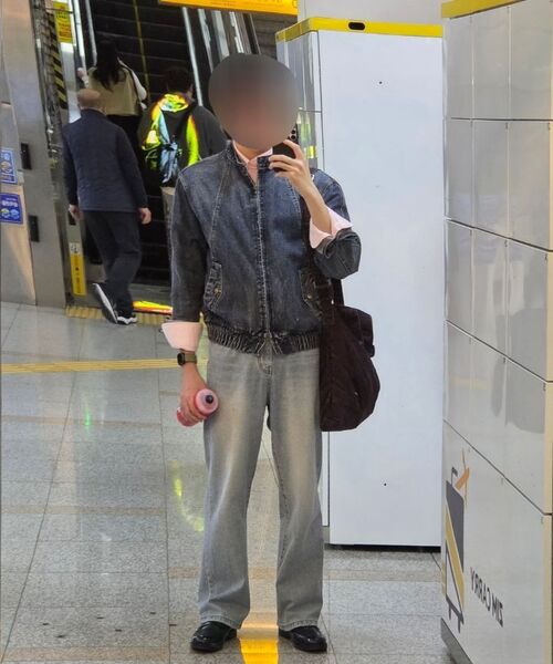 TOFFEE(トフィー)の「ヴィンテージスナップデニムブルゾンジャケット (WASHED INDIGO)(デニムジャケット・メンズ・その他・MEDIUM/LARGE/X-LARGE)」の12枚目の写真