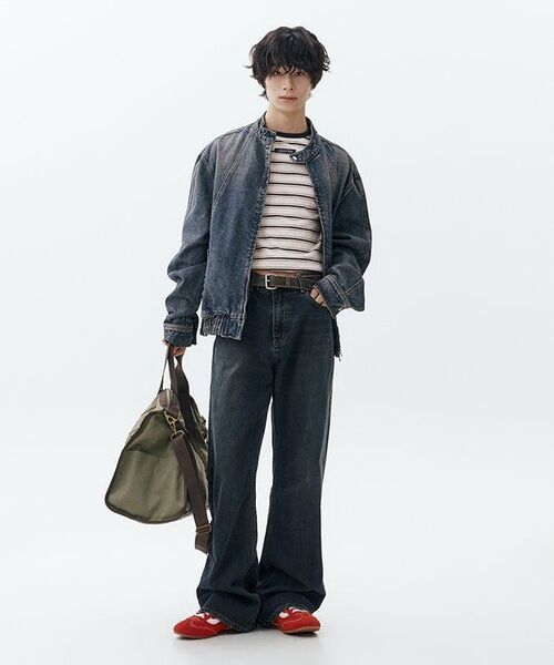 TOFFEE(トフィー)の「ヴィンテージスナップデニムブルゾンジャケット (WASHED INDIGO)(デニムジャケット・メンズ・その他・MEDIUM/LARGE/X-LARGE)」の20枚目の写真