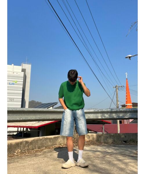 TRILLION(トリリオン)の「フロントウォッシングバミューダデニムショーツ(MIDDLE BLUE)(その他パンツ・レディース・その他・MEDIUM/LARGE/X-LARGE)」の19枚目の写真
