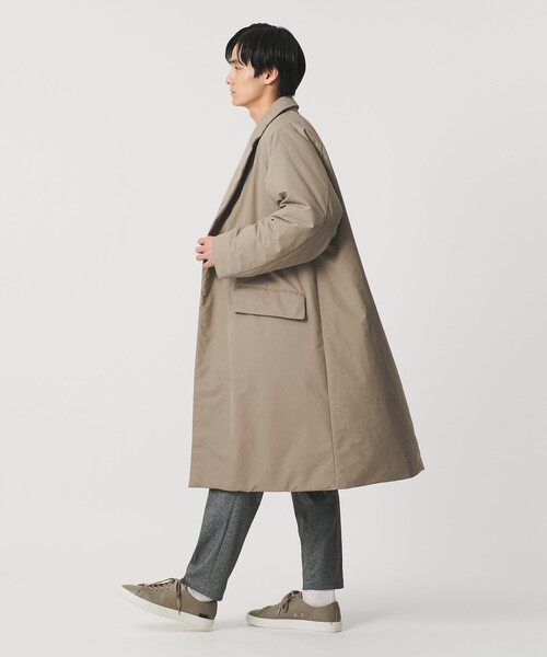 UNITED ARROWS（ユナイテッドアローズ）の「ADS ダウン ガウンコート 撥水（ダウンジャケット/コート・メンズ・ブラック/ベージュ・L/S/XL/M）」の6枚目の写真