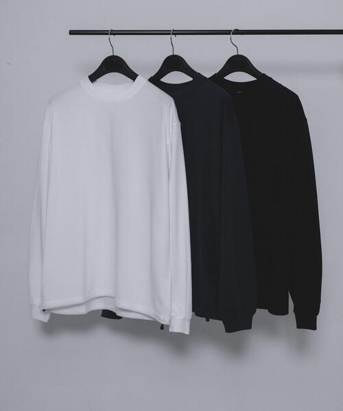 ES.1(エスアイ)の「ES.1 LS T-shirts(Tシャツ/カットソー・メンズ・ホワイト/ネイビー/ブラック・X-LARGE/LARGE/MEDIUM)」の4枚目の写真