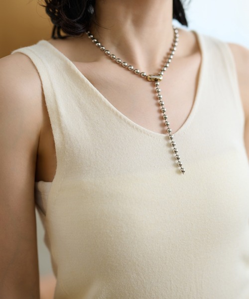 LAULEN(ローレン)の「skipper neck rib knit 3set /スキッパーネックリブニット3点セット(セットアップ・レディース・ブラック/ベージュ/ダークグレー・FREE)」の22枚目の写真