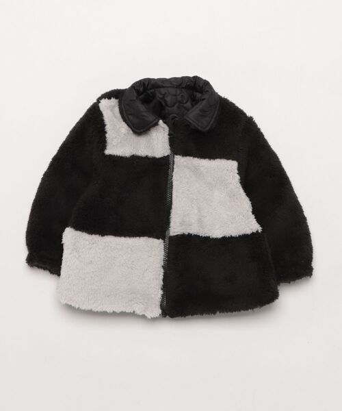 RAGMART（ラグマート）の「リバーシブルジャケット（ナイロンジャケット・キッズ・ブラック/アイボリー・90cm/95cm）」の6枚目の写真