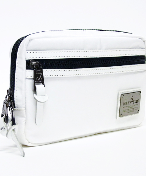 MAKAVELIC(マキャベリック)の「【MAKAVELIC】3WAY SHOULDER POUCH(ボディバッグ/ウエストポーチ・メンズ・ホワイト/ブラック/ネイビー・FREE)」の7枚目の写真