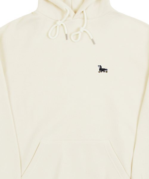 GRAVER（グレーバー）の「[UNISEX]イエローブーツパフィー刺繍フードティー_クリーム（パーカー・レディース・アイボリー・MEDIUM/LARGE/X-LARGE/SMALL）」の4枚目の写真