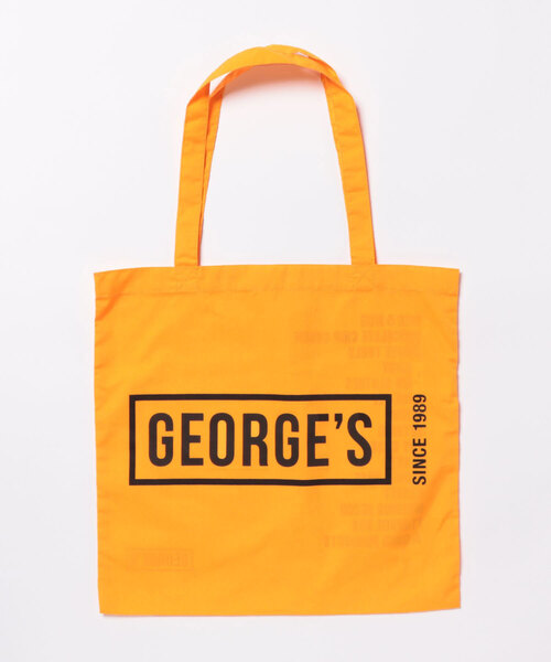 GEORGE'S（ジョージズ）の「ジョージズロゴトート SINCE1989（トートバッグ・レディース・ピンク/ホワイト/イエロー/ブルー/ブラウン・FREE）」の5枚目の写真