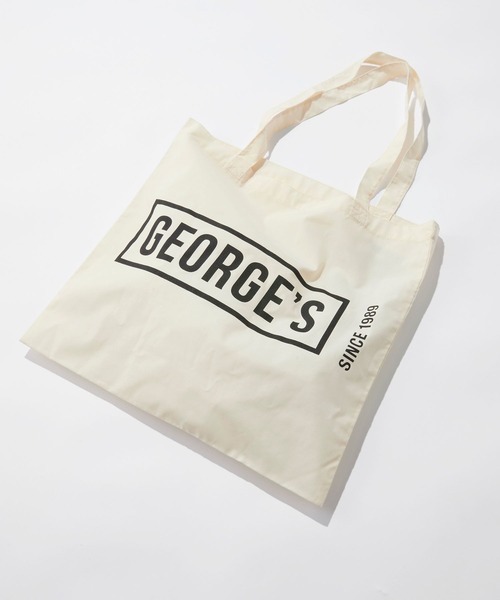 GEORGE'S（ジョージズ）の「ジョージズロゴトート SINCE1989（トートバッグ・レディース・ピンク/ホワイト/イエロー/ブルー/ブラウン・FREE）」の3枚目の写真