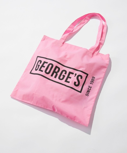 GEORGE'S（ジョージズ）の「ジョージズロゴトート SINCE1989（トートバッグ・レディース・ピンク/ホワイト/イエロー/ブルー/ブラウン・FREE）」の8枚目の写真