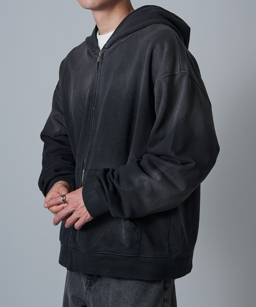 【MADE BLANKS】11oz Exclusive Cross Country Zip Hoodie 16オンス ヘビーウェイト ジップアップフーディー フルジップ EC2015 UNTR