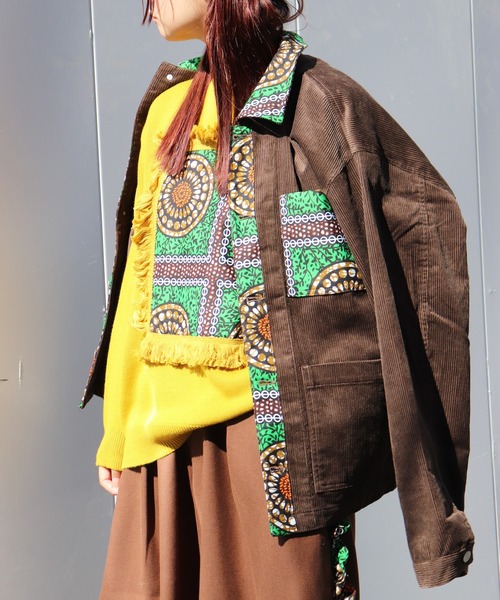 moyan ecri(モヤン エクリ)の「<moyan ecri>アフリカフリンジフレームニットプルオーバーAFRICA FRINGE FRAME KNIT PULLOVER(ニット/セーター・メンズ・グリーン/ピンク/マスタード/ダークグレー・L/M)」の21枚目の写真