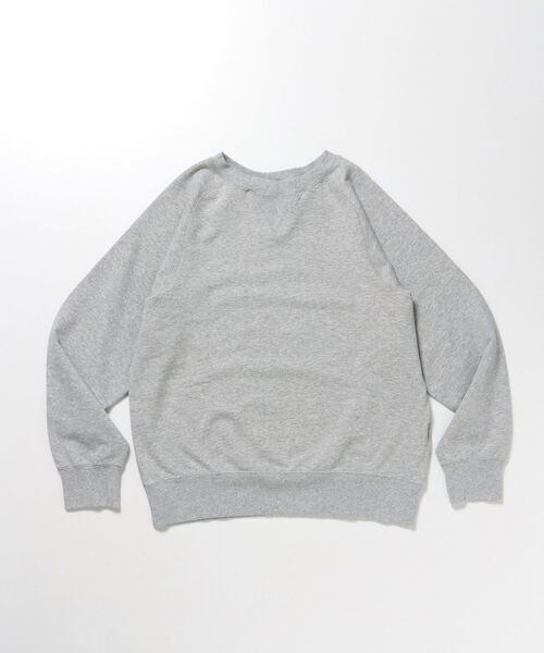 BEN DAVIS/WHITE LABEL（ベンデイビス ホワイトラベル）の「【BEN DAVIS（ベンデイビス）】70'S FIT F-SLEEVE CREW / 加工 裏起毛 クルーネック スウェット ラグラン 短丈 裏毛（スウェット・メンズ・グレー/ブラック/ネイビー・MEDIUM/LARGE/X-LARGE）」の9枚目の写真