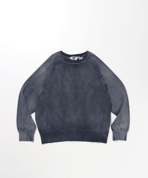 BEN DAVIS/WHITE LABEL（ベンデイビス ホワイトラベル）の「【BEN DAVIS（ベンデイビス）】70'S FIT F-SLEEVE CREW / 加工 裏起毛 クルーネック スウェット ラグラン 短丈 裏毛（スウェット・メンズ・グレー/ブラック/ネイビー・MEDIUM/LARGE/X-LARGE）」の14枚目の写真