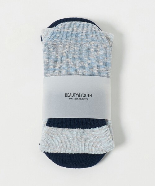 BEAUTY&YOUTH UNITED ARROWS（ビューティーアンドユースユナイテッドアローズ）の「杢 パイル リラックス ソックス（ソックス/靴下・メンズ・ライトピンク/ネイビー/イエロー/ケリーグリーン・FREE）」の2枚目の写真