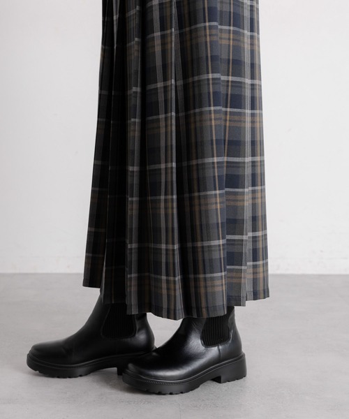 studio CLIP（スタディオクリップ）の「チェックプリーツスカート（スカート・レディース・ブラウン/グリーン/チャコール・MEDIUM/LARGE）」の12枚目の写真