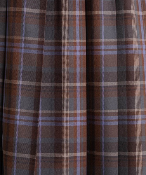 studio CLIP（スタディオクリップ）の「チェックプリーツスカート（スカート・レディース・ブラウン/グリーン/チャコール・MEDIUM/LARGE）」の15枚目の写真