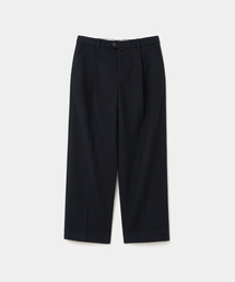 UNIFORM BRIDGE（ユニフォームブリッジ）の「wool one tuck cropped slacks navy（スラックス）」