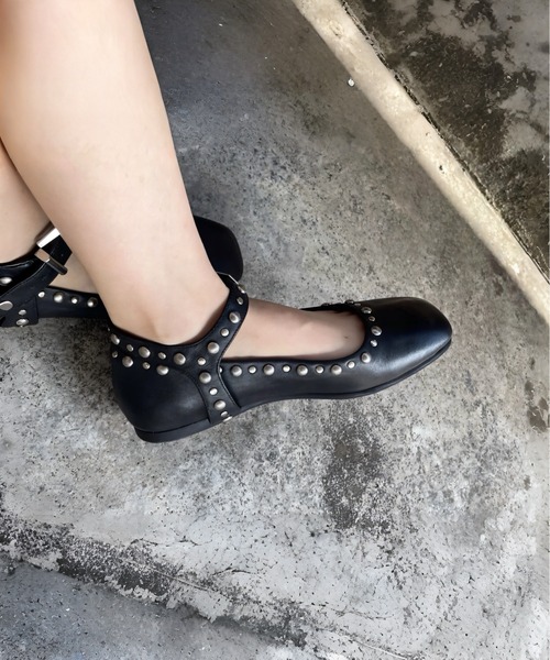 セール】スタッズメリージェーンパンプス（パンプス）｜JUST ABOUT