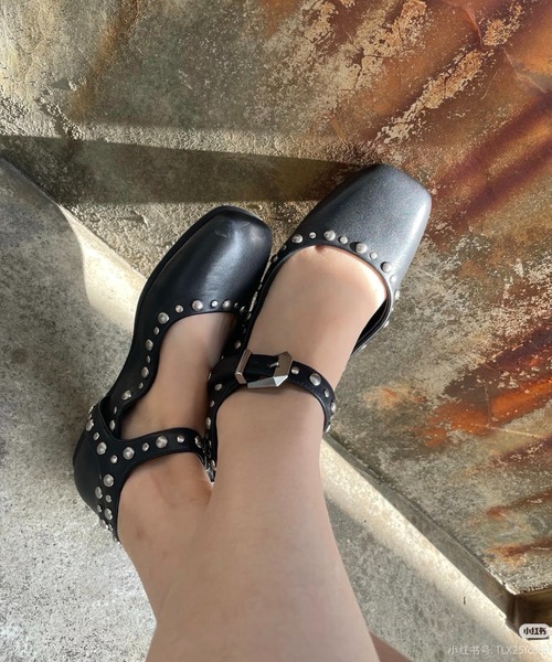 セール】スタッズメリージェーンパンプス（パンプス）｜JUST ABOUT