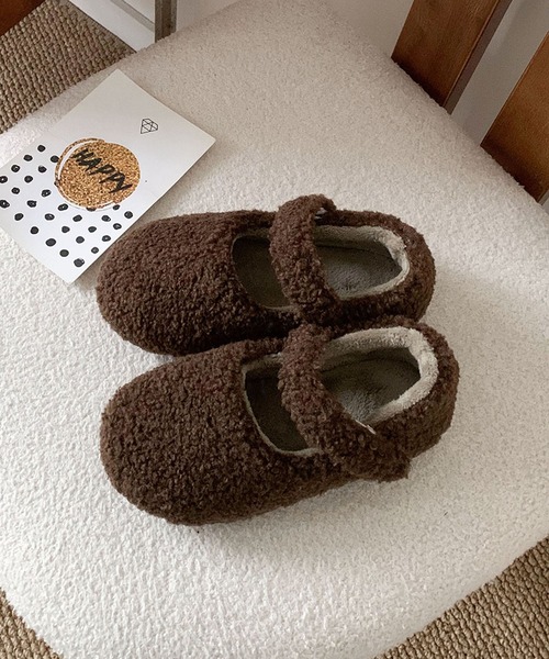 aimoha（アイモハ）の「【aimoha-KIDS-】キッズ もこもこシューズ (AW)（バレエシューズ・キッズ・ライトベージュ/ブラウン/ベージュ・15.0cm/16.0cm/17.0cm/18.0cm/19.0cm/19.5cm/20.5cm/21.5cm/22.0cm/22.5cm/23.0cm）」の21枚目の写真
