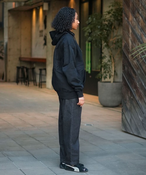 Dickies（ディッキーズ）の「【DICKIES/ディッキーズ】TCツイル デニム ワイドイージーパンツ（その他パンツ・メンズ・スミクロ/インディゴブルー/ブラック・X-LARGE/MEDIUM/LARGE）」の14枚目の写真