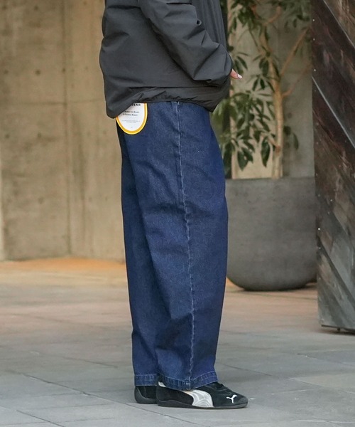 Dickies（ディッキーズ）の「【DICKIES/ディッキーズ】TCツイル デニム ワイドイージーパンツ（その他パンツ・メンズ・スミクロ/インディゴブルー/ブラック・X-LARGE/MEDIUM/LARGE）」の9枚目の写真