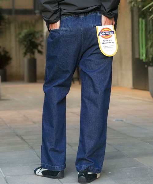 Dickies（ディッキーズ）の「【DICKIES/ディッキーズ】TCツイル デニム ワイドイージーパンツ（その他パンツ・メンズ・スミクロ/インディゴブルー/ブラック・X-LARGE/MEDIUM/LARGE）」の5枚目の写真
