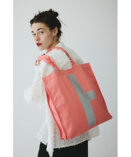 HeRIN.CYE（ヘリンドットサイ）の「Big tote bag　　ビッグトートバッグ（トートバッグ・レディース・グレー/ブラック/ピンク・FREE）」の3枚目の写真