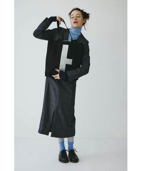 HeRIN.CYE（ヘリンドットサイ）の「Big tote bag　　ビッグトートバッグ（トートバッグ・レディース・グレー/ブラック/ピンク・FREE）」の13枚目の写真