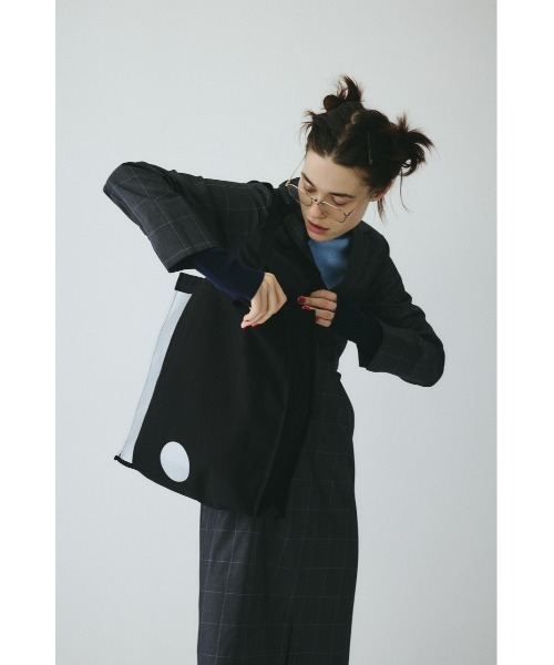 HeRIN.CYE（ヘリンドットサイ）の「Big tote bag　　ビッグトートバッグ（トートバッグ・レディース・グレー/ブラック/ピンク・FREE）」の14枚目の写真