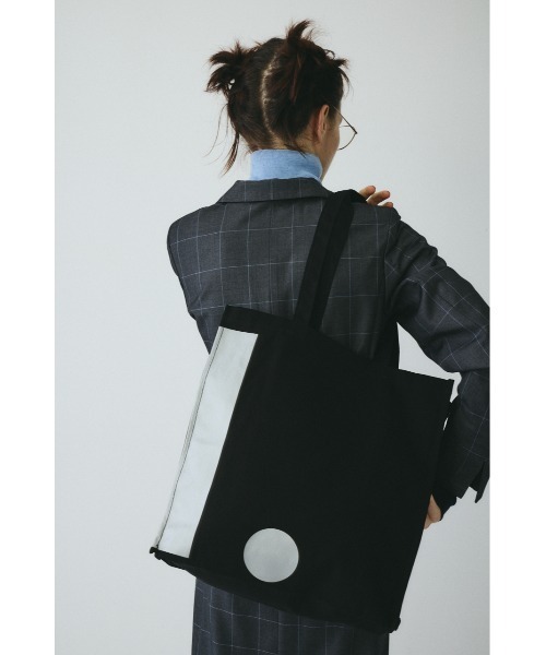HeRIN.CYE（ヘリンドットサイ）の「Big tote bag　　ビッグトートバッグ（トートバッグ・レディース・グレー/ブラック/ピンク・FREE）」の15枚目の写真