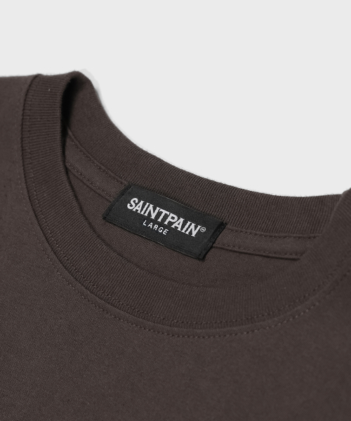 SAINTPAIN(セイントペイン)の「SP インパーマネンス 半袖Tシャツ ブラウン(Tシャツ/カットソー・メンズ・その他・MEDIUM/LARGE)」の3枚目の写真